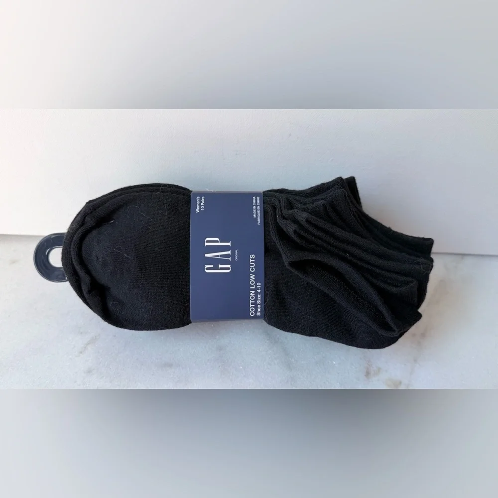 GAP Classic Black Low Cut Socks 10 pairs